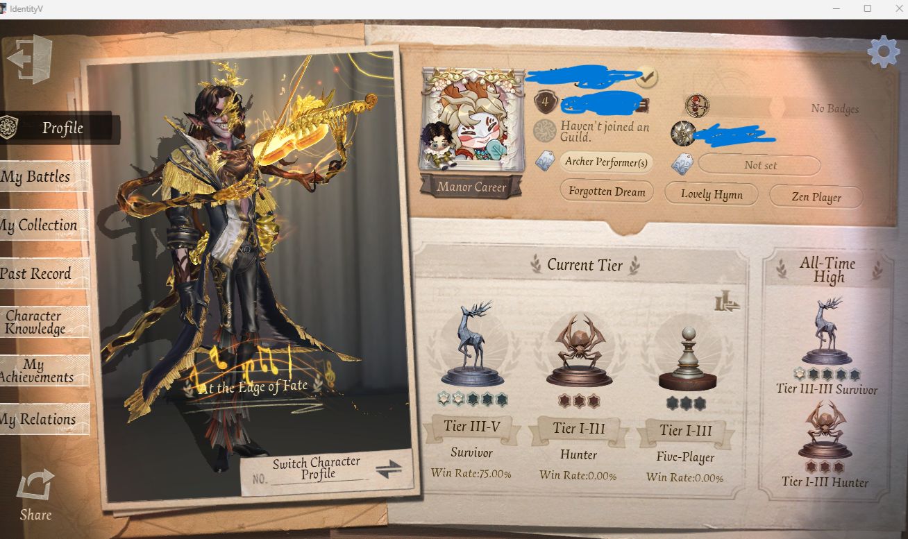IDENTITY V SMURF - GOOD WINRATE