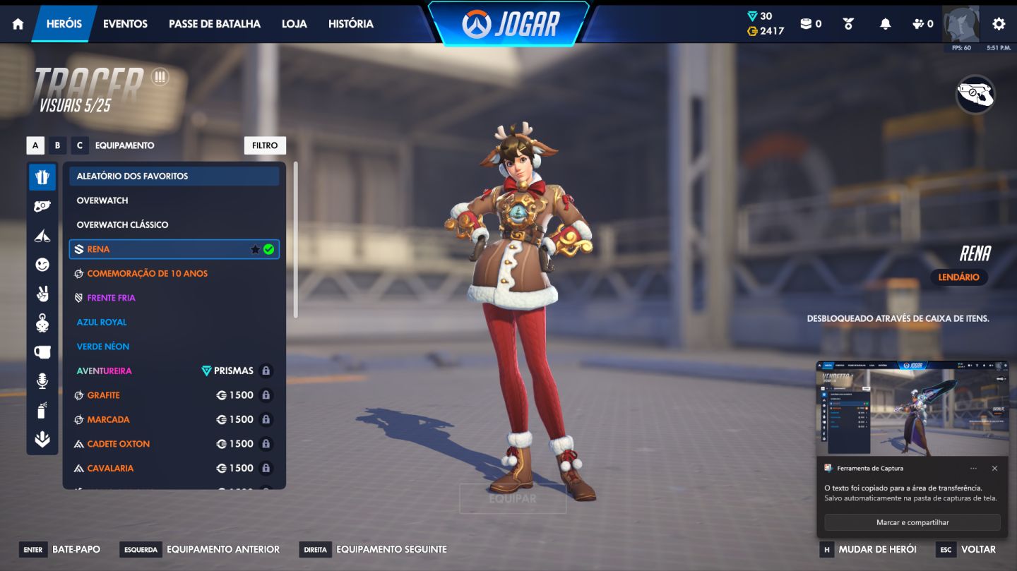CONTA OVERWATCH BASTANTE SKINS DE LOJA, PREÇO PODE SE NEGOCIAR