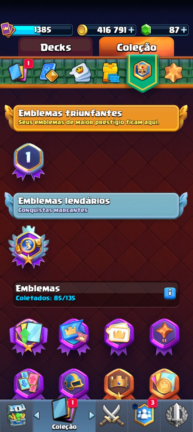 Conta De Clash Royale: Conta Rara