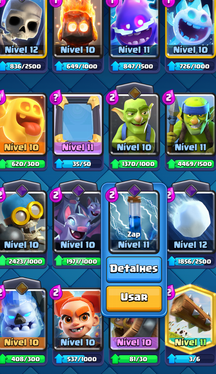 CONTA CLASH ROYALE 9K DE TROFÉUS COM MINI PEKKA NÍVEL 16