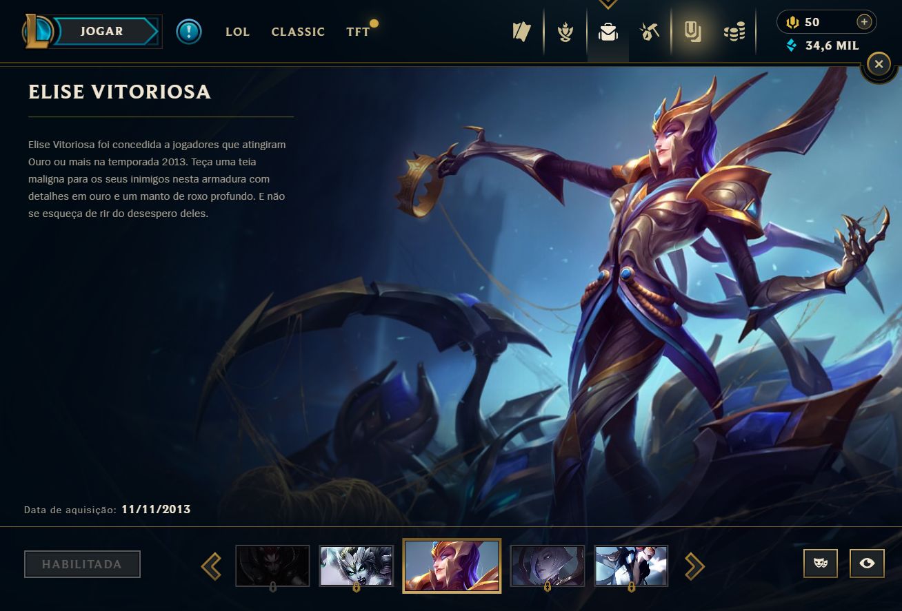 CONTA ÚNICA NO SERVER BR! KAYLE JUÍZA - RAMMUS REI - ELISE/JANNA VITORIOSA