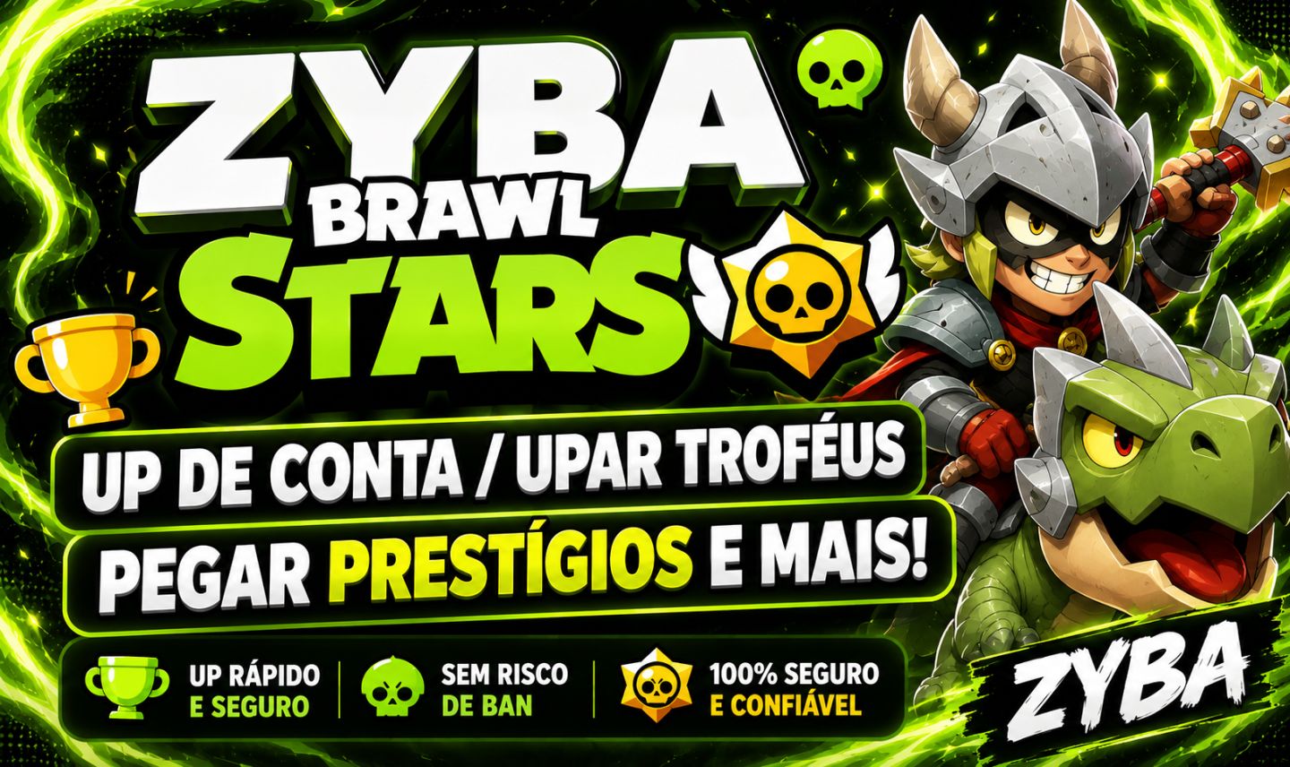 Up de conta Brawl Stars - UP de troféus e Prestígios