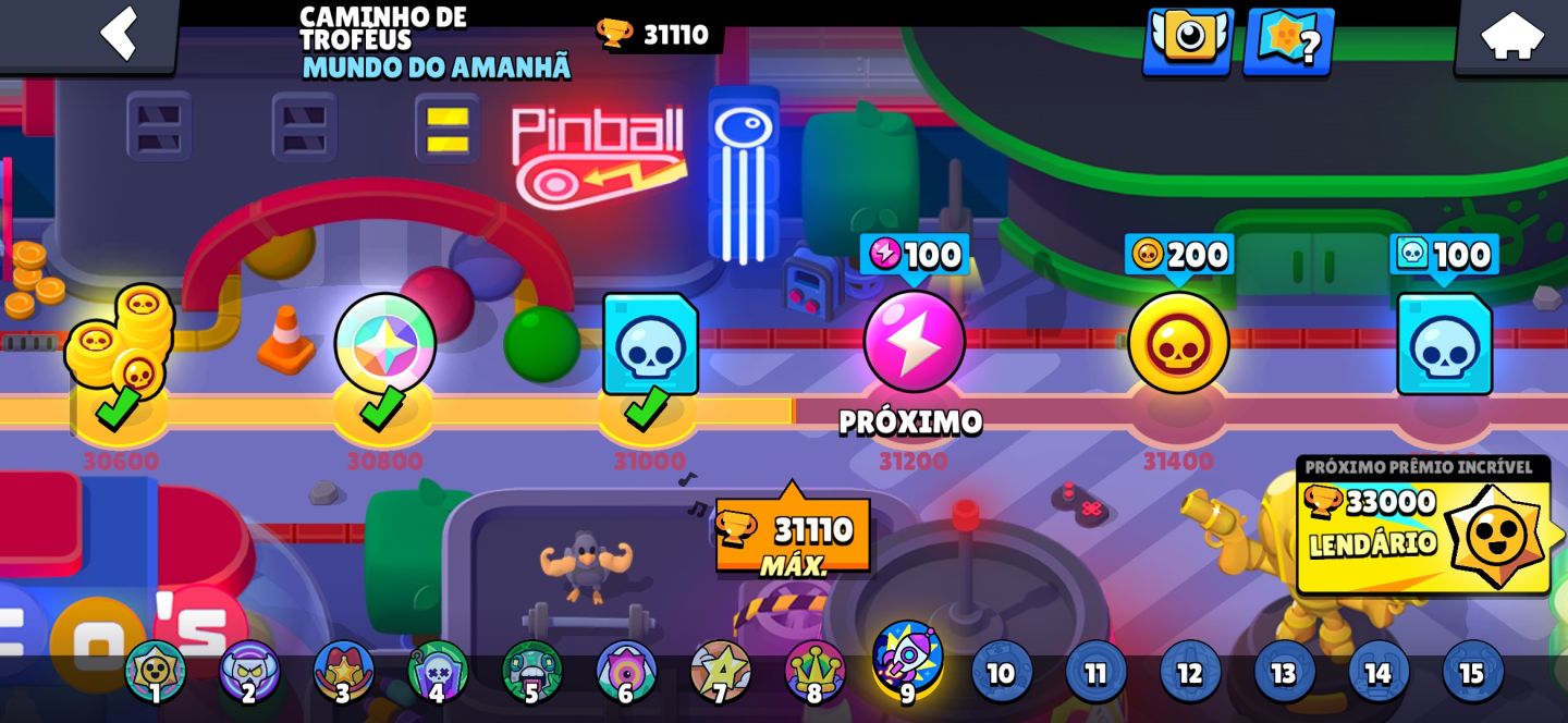 Conta Brawl Stars 31K - Spike, Leon, Crow - 73 Brawlers - 7 LENDÁRIOS