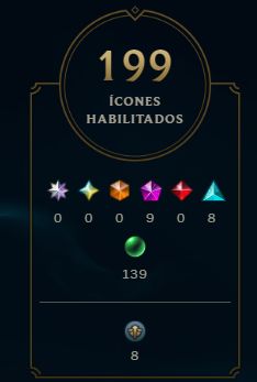 CONTA DE LEAGUE OF LEGENDS À VENDA 214 SKINS!
