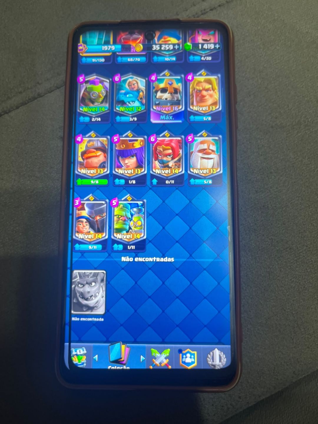 Conta Clash com skin avançada