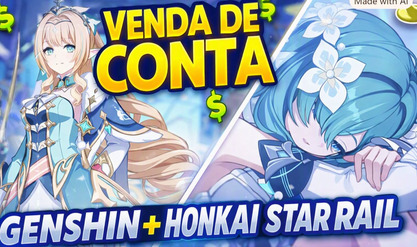 Conta genshin impact + conta de honkai star, rail Ar maximo