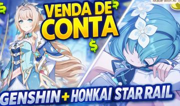 Conta genshin impact + conta de honkai star, rail Ar maximo