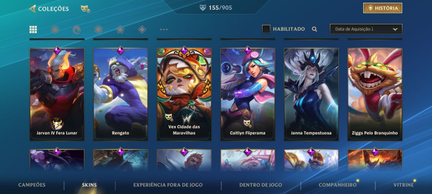 Conta de wild rift
