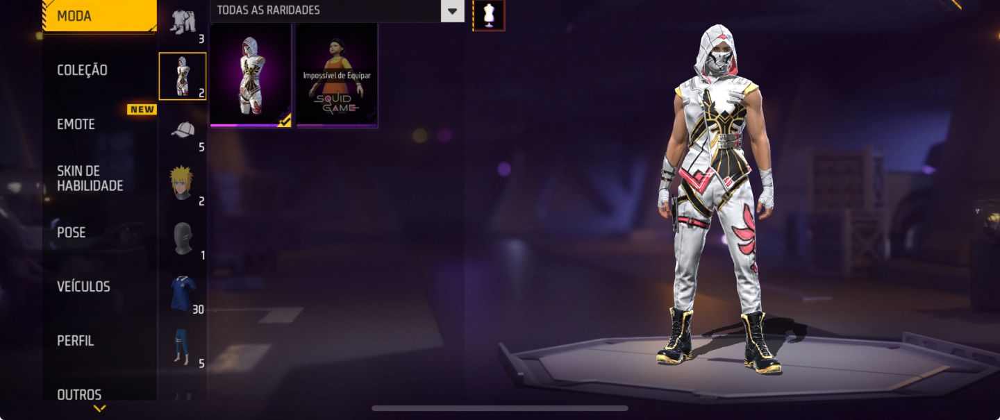 CONTINHA BÁSICA FILÉ DE FREE FIRE