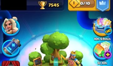 CONTA CLASH ROYALE | 7.545 TROFÉUS | REI NÍVEL 13 | CARTAS EV| GEMAS | 319K OURO