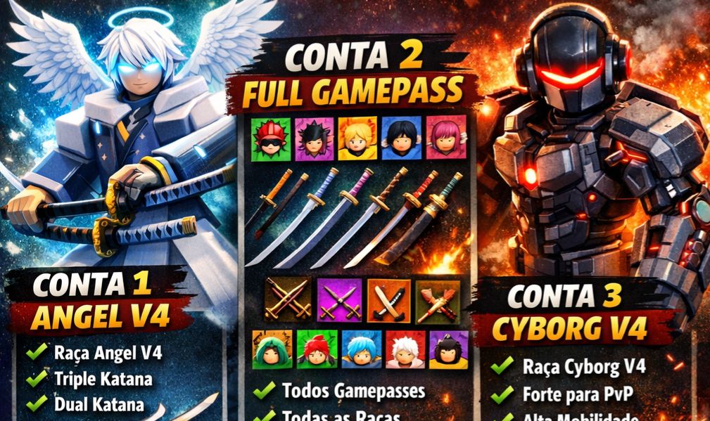 Contas de blox fruits boas e baratas