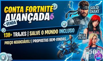 Conta Fortnite PS5 | Skins, Picaretas e Emotes | Pronta para Jogar