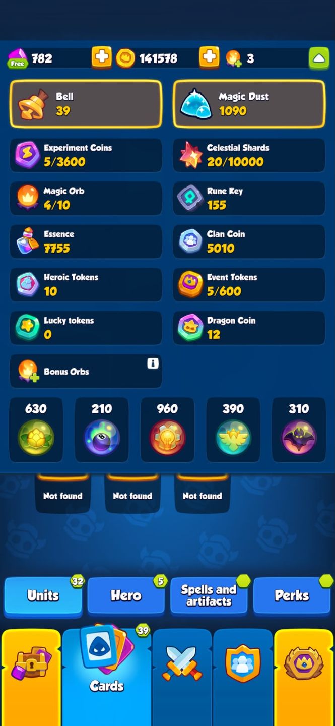 CONTA RUSH ROYALE ÓTIMA PARA NOVOS JOGADORES.