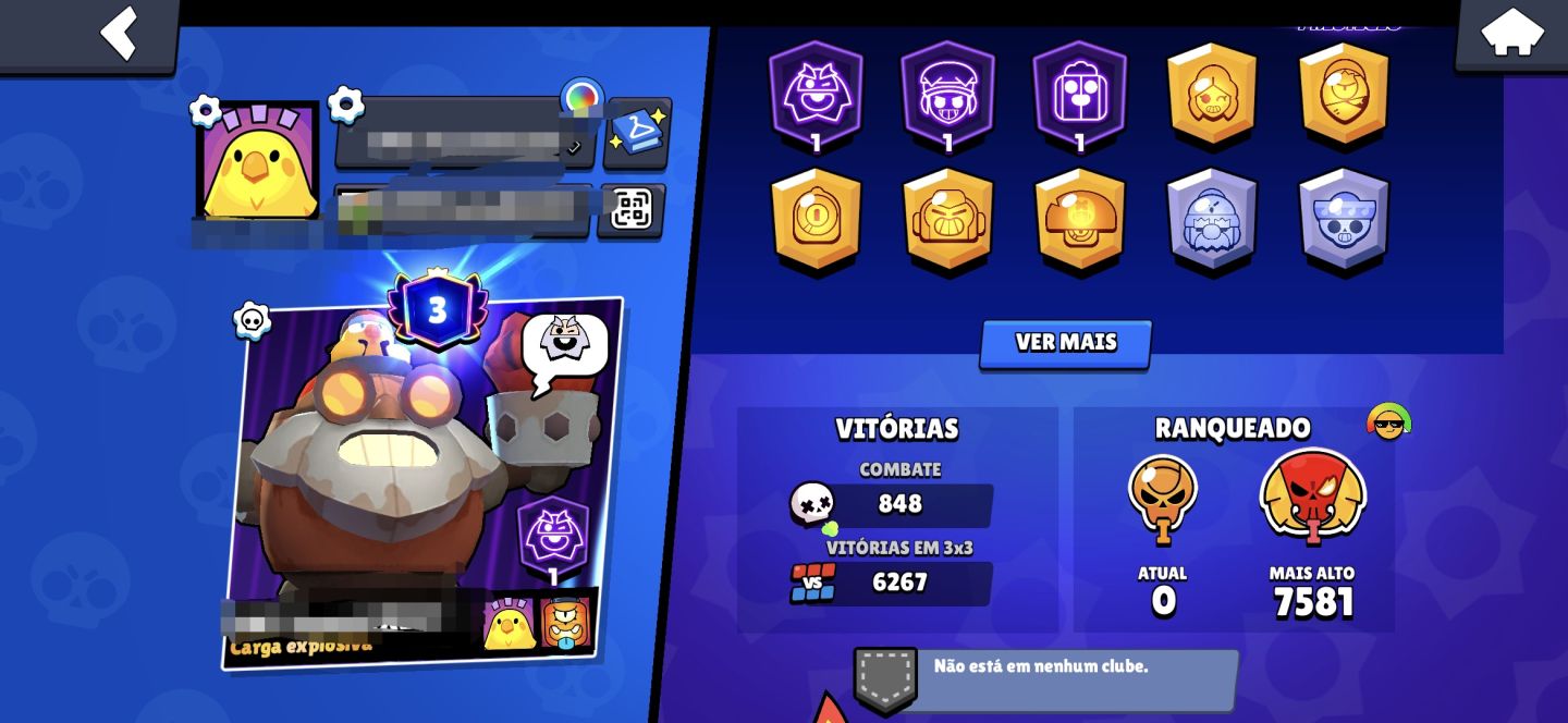 CONTA BRAWL STARS ANTIGA, CHEIA DE RECURSOS, SKINS BRAWLERS UPADOS E MUITO MAIS