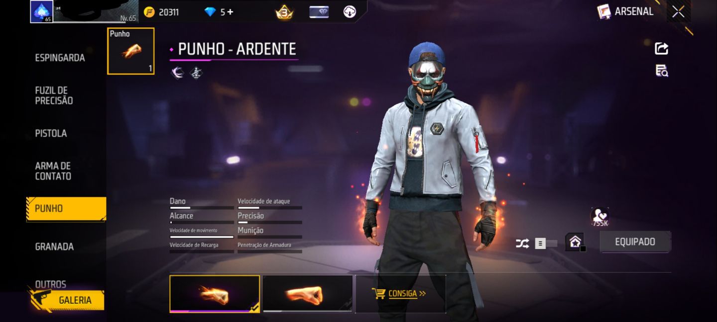 CONTA DE FREE FIRE MUITO TOP
