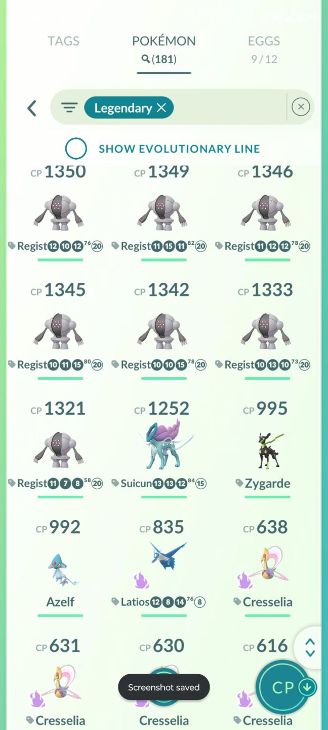Conta de 2019 Pokemon go, recheada de lendario!