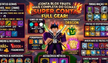 CONTA DE BLOX:FRUITS FULL V4,FULL ITENS!!