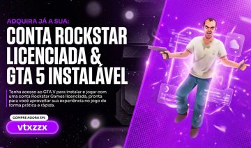 CONTAS ROCKSTAR - LICENCIADA & GTA 5 INSTALÁVEL [ENTREGA AUTOMÁTICA]