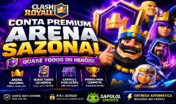 CLASH ROYALE | ARENA SAZONAL | HERÓIS QUASE COMPLETOS | FULL ACESSO