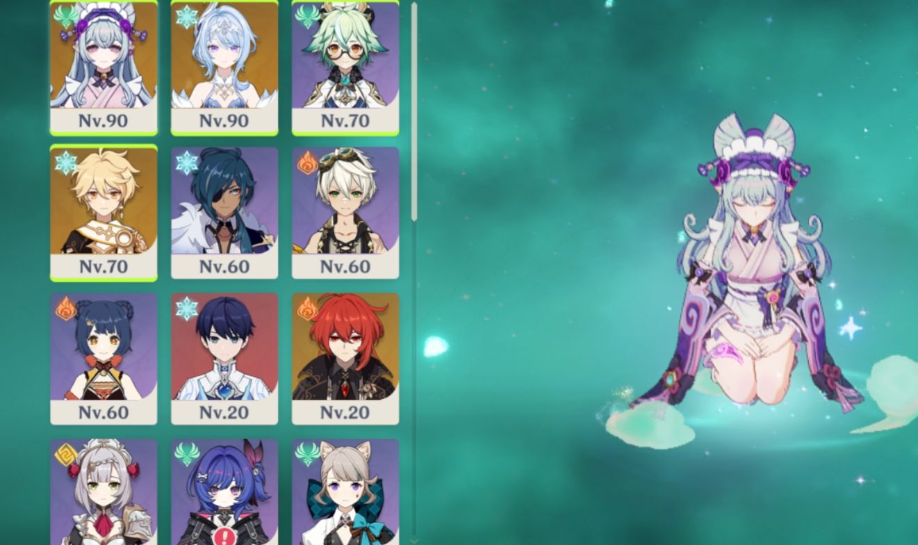 CONTA GENSHIN IMPACT - TEAM MIZUKI/ODETTE PREMIUM