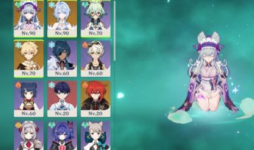 CONTA GENSHIN IMPACT - TEAM MIZUKI/ODETTE PREMIUM