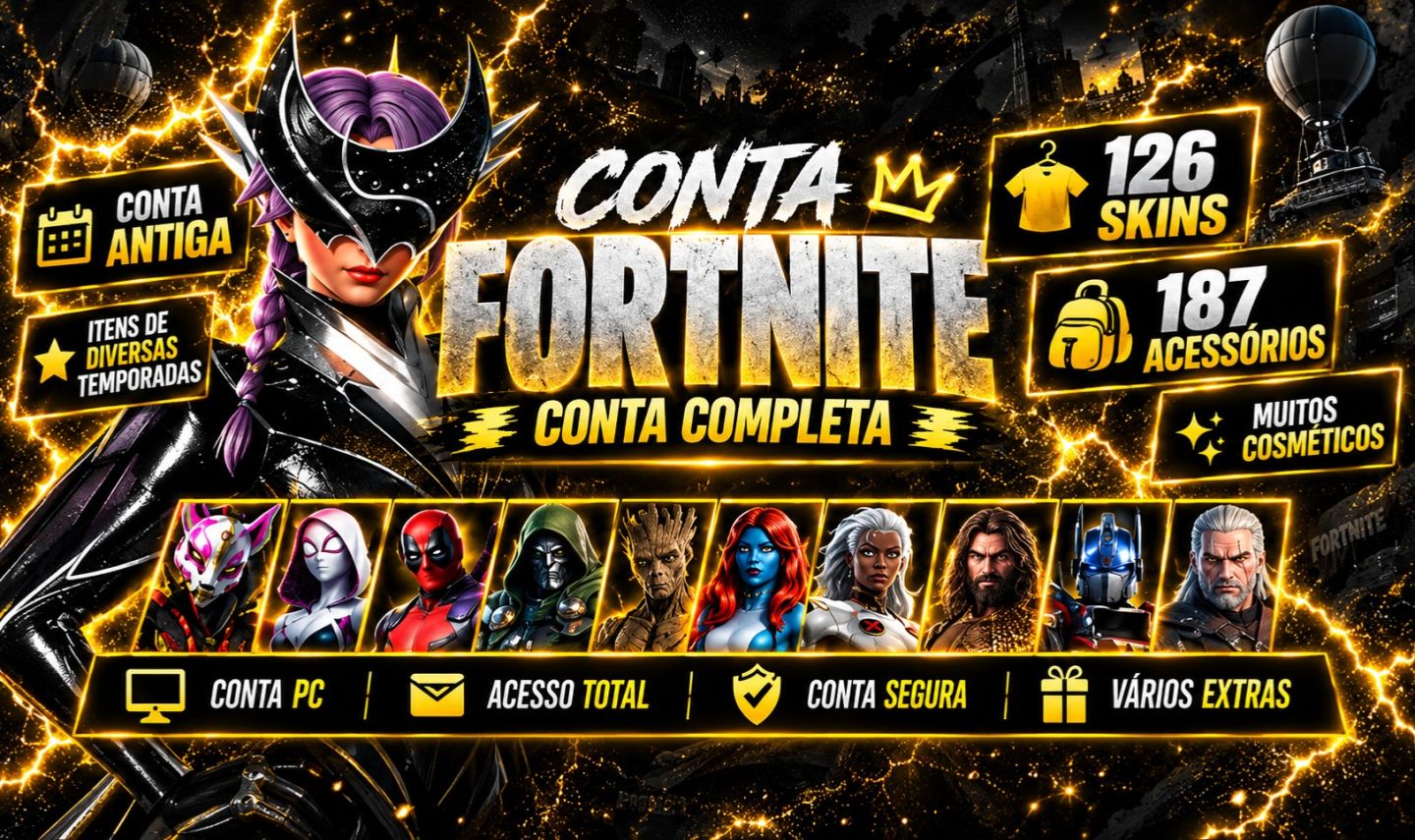CONTA FORTNITE ANTIGA CAPÍTULO 1 / TEMPORADA 5