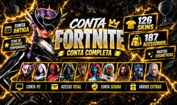CONTA FORTNITE ANTIGA CAPÍTULO 1 / TEMPORADA 5