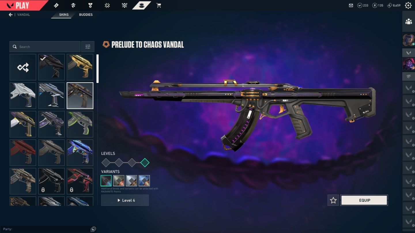 Valorant + LoL - Butterfly Champions 2022 - 7 Vandals Full - LoL 192 skins
