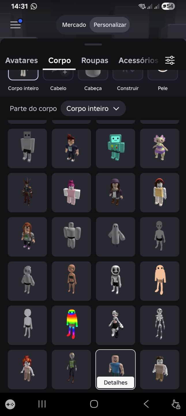 CONTA DE ROBLOX COM DIVERSOS AVATARES + BLOX FRUITS