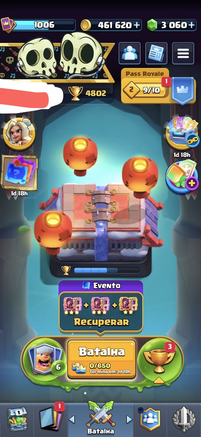 CONTA DE BRAWL STARS, CLASH ROYALE E CLASH OF CLANS COM SKIN RARAS