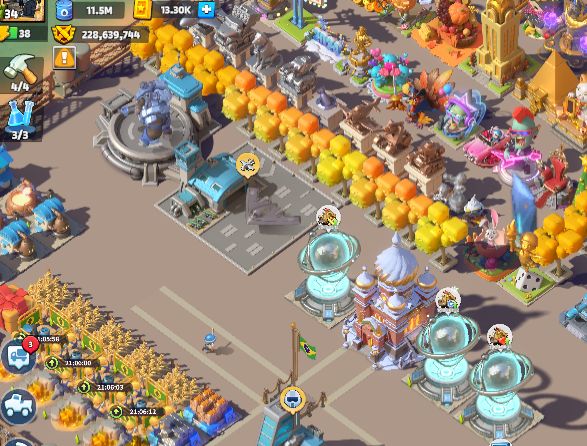 PROMOÇÃO - JOGO LAST WAR, +230M Poder, Base 34 - 44M, 34, 32, servidor 1556