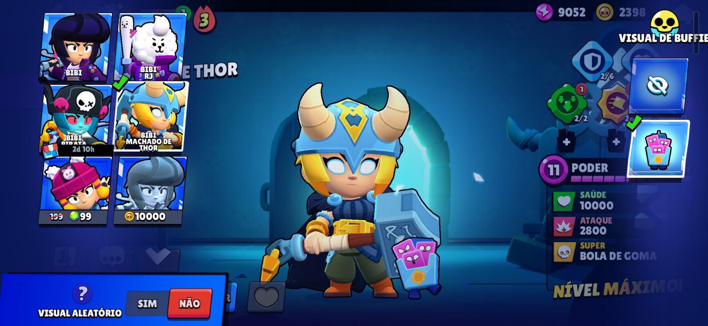 CONTA BRAWL STARS, EXTREMAMENTE GEMADA, DIVERSAS SKINS, E PASSES