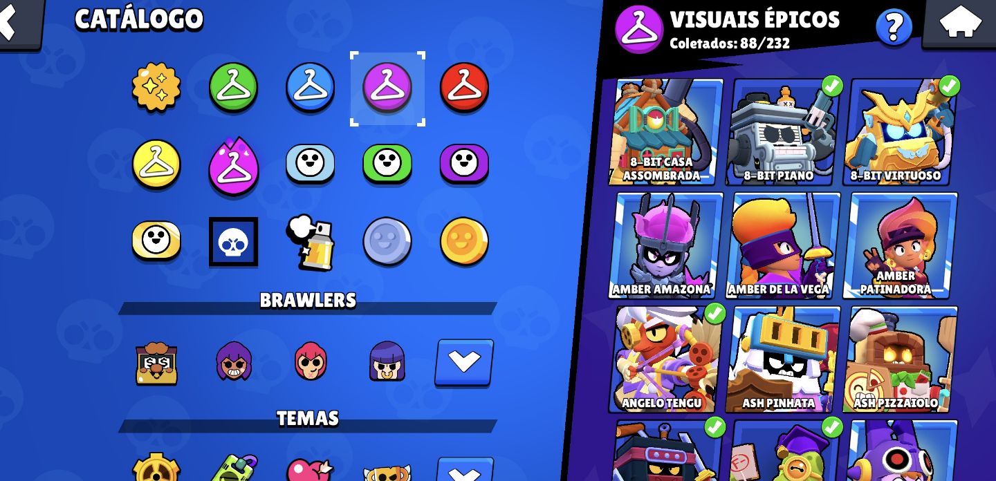 Conta de brawl stars upada com brawl pass ativo