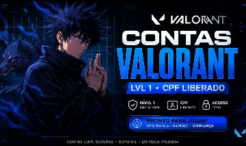 CONTAS VALORANT LVL 1 - CPF LIBERADO