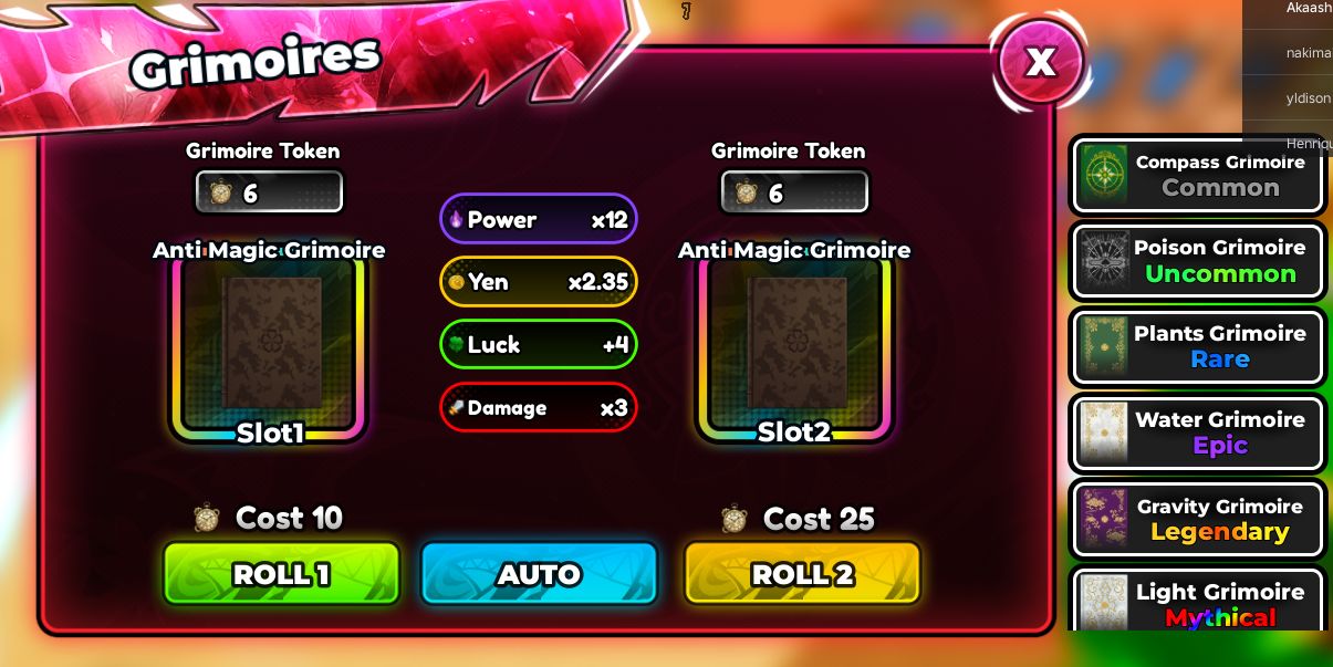 Conta Anime astral End Game