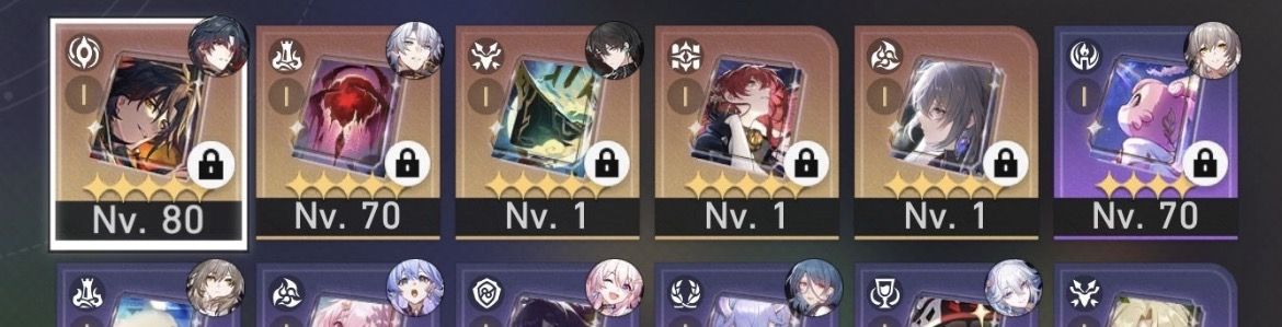 Conta Honkai Mortenax Blade + Cone, Phainon, Yao guang, etc