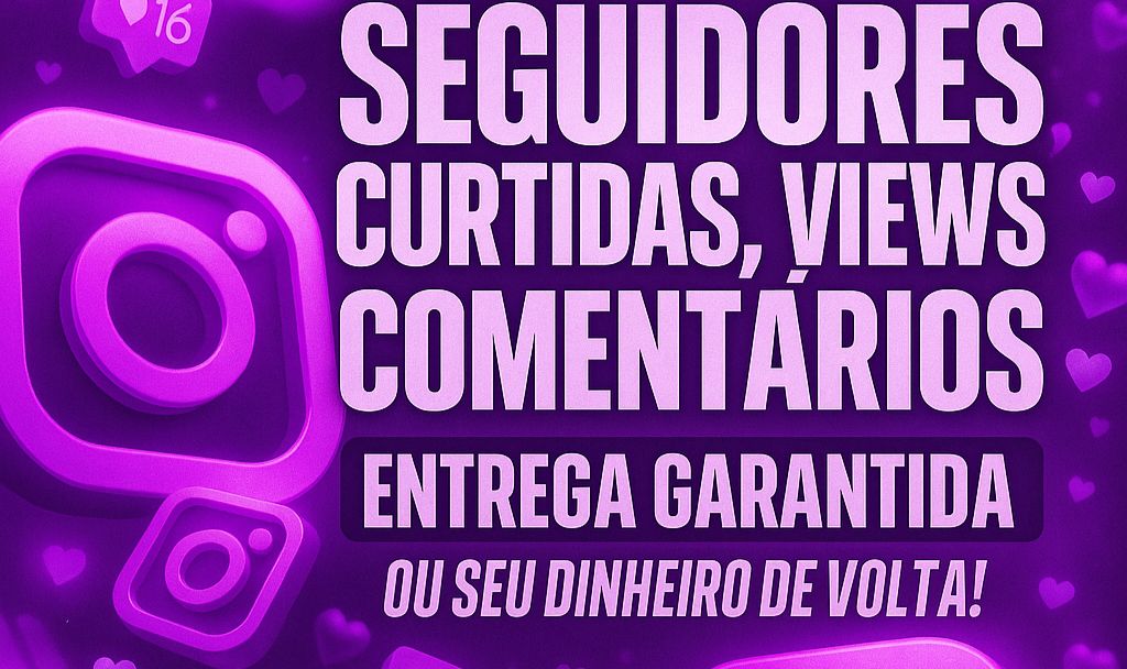 PROMOÇÃO RELAMPAGO, seguidores, curtidas e engajamento instagram