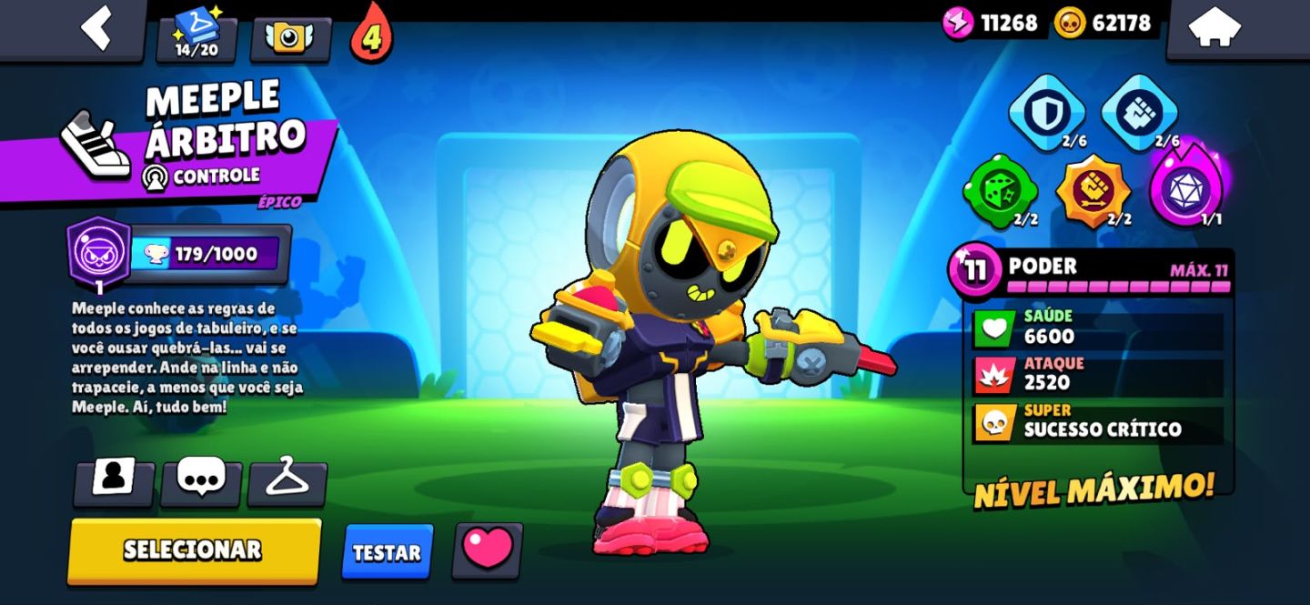 CONTA DE BRAWL STARS EXTREMAMENTE GEMADA