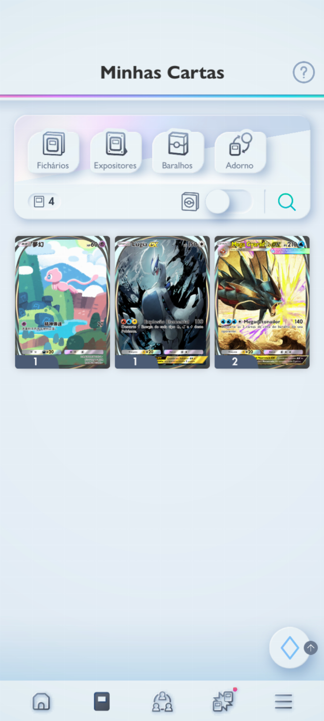 Conta Pokémon TCG - NV 37 com mais de 2k cartas, Lilligant Dourado e muito mais!