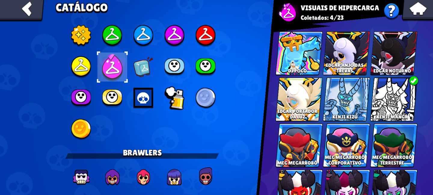 Conta de Brawl stars | 2023 | itens raros | Nori P1 em destaque