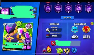 Conta de brawl stars muito boa