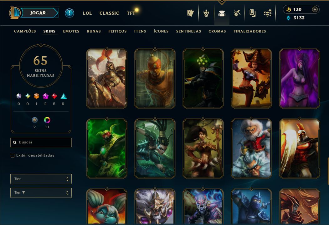 SKIN SHACO PANDEMÔNICO BORDA + [ PLATINA COM 70 PDLS ] + [ TROCA NICK ]