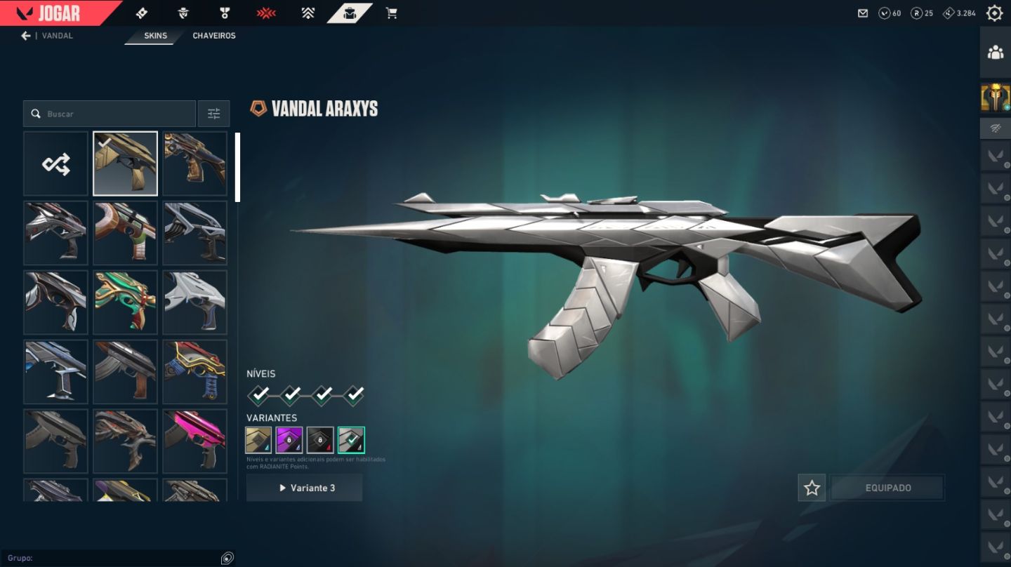 CONTA VALORANT COM SKINS RARAS + PHANTOM CHAMPIONS 2026