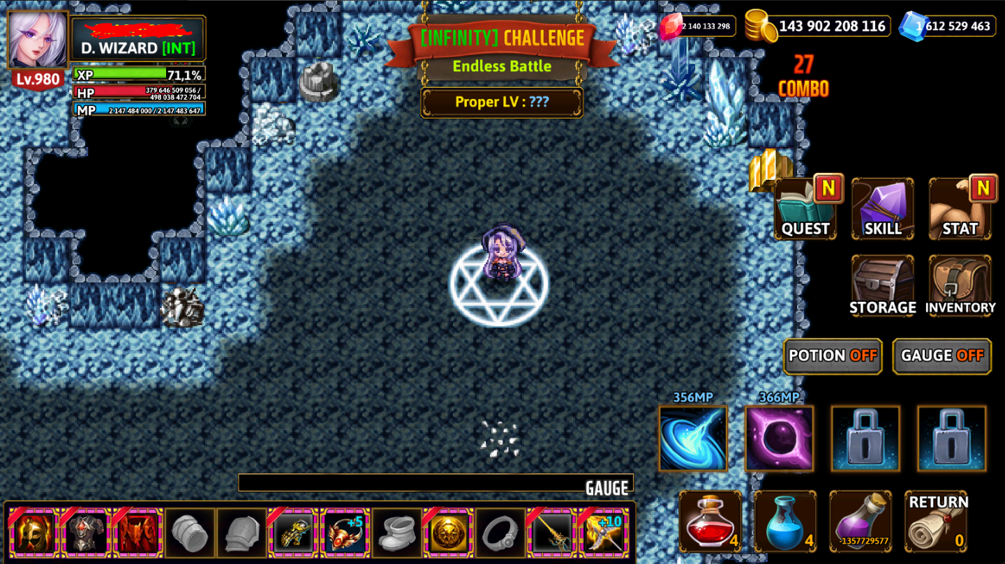 DARKSIDE DUNGEON - ROGUELIKE RPG | OURO + DIAMANTES + LEVEL + UP FORÇA | ANDROID