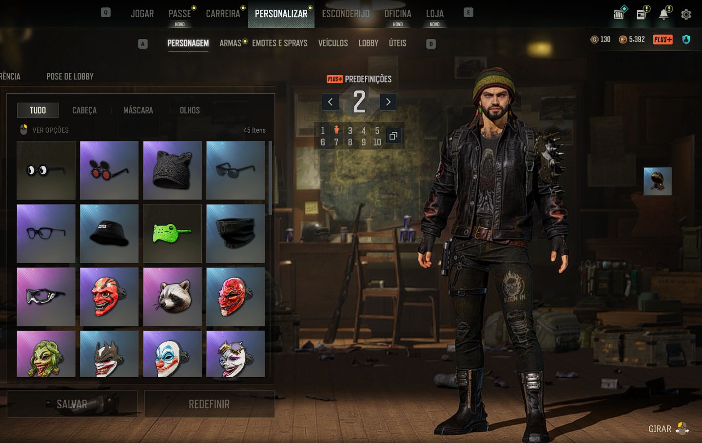 CONTA PUBG COM 3 SKIN DE PERSONAGEM + ARMAS PROGRESSIVAS