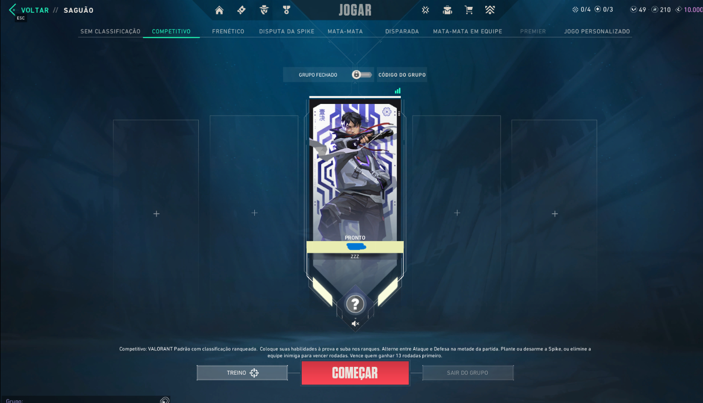 Conta Valorant faca Xenohunter, mmr baixo e algumas skins