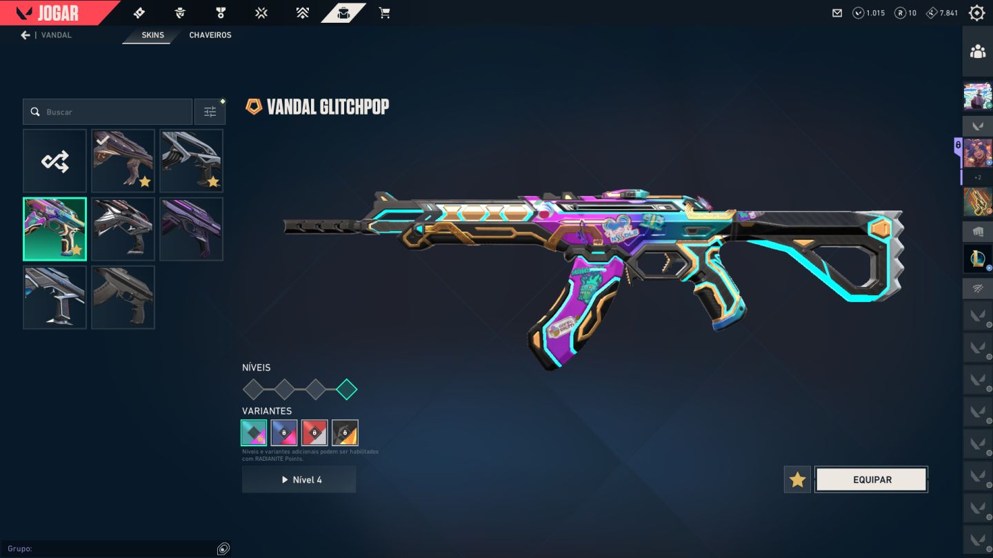 Conta Valorant - Muitas skins! 31 mil VPs gastos (1k+ reais)