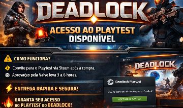 DEADLOCK PLAYTEST NA STEAM GARANTA SEU ACESSO!