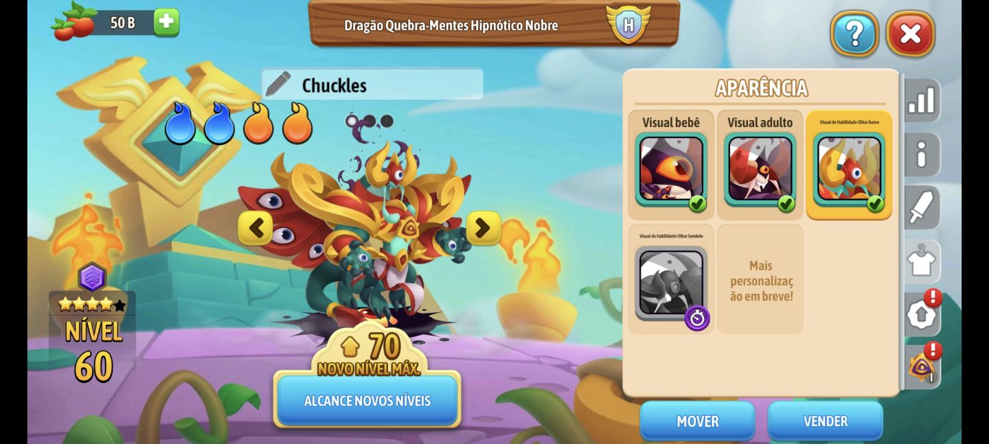 Conta De Dragon City Quase Full Skins
