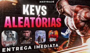 PAGUE 1 e LEVE 11 STEAM KEYS ALEATÓRIAS - RESIDENT EVIL REQUIEM, LEGO BATMAN E +